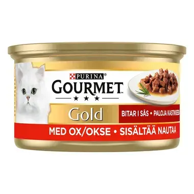 GOURMET® Gold Biter i saus med Okse