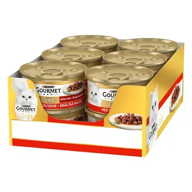 GOURMET® Gold Biter i saus med Okse