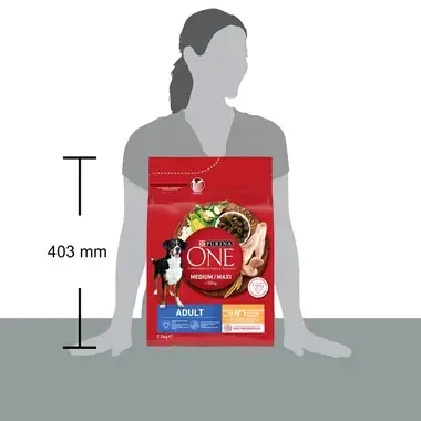 PURINA ONE® Medium/Maxi Dog Adult med Kylling